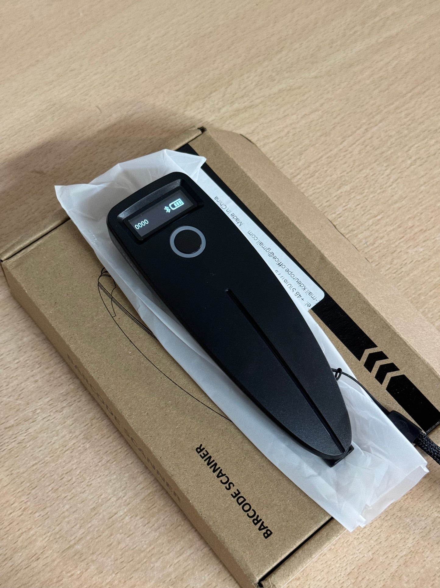 Otros: Lector códigos de barras 1d/2d inalámbrico + bluetooth