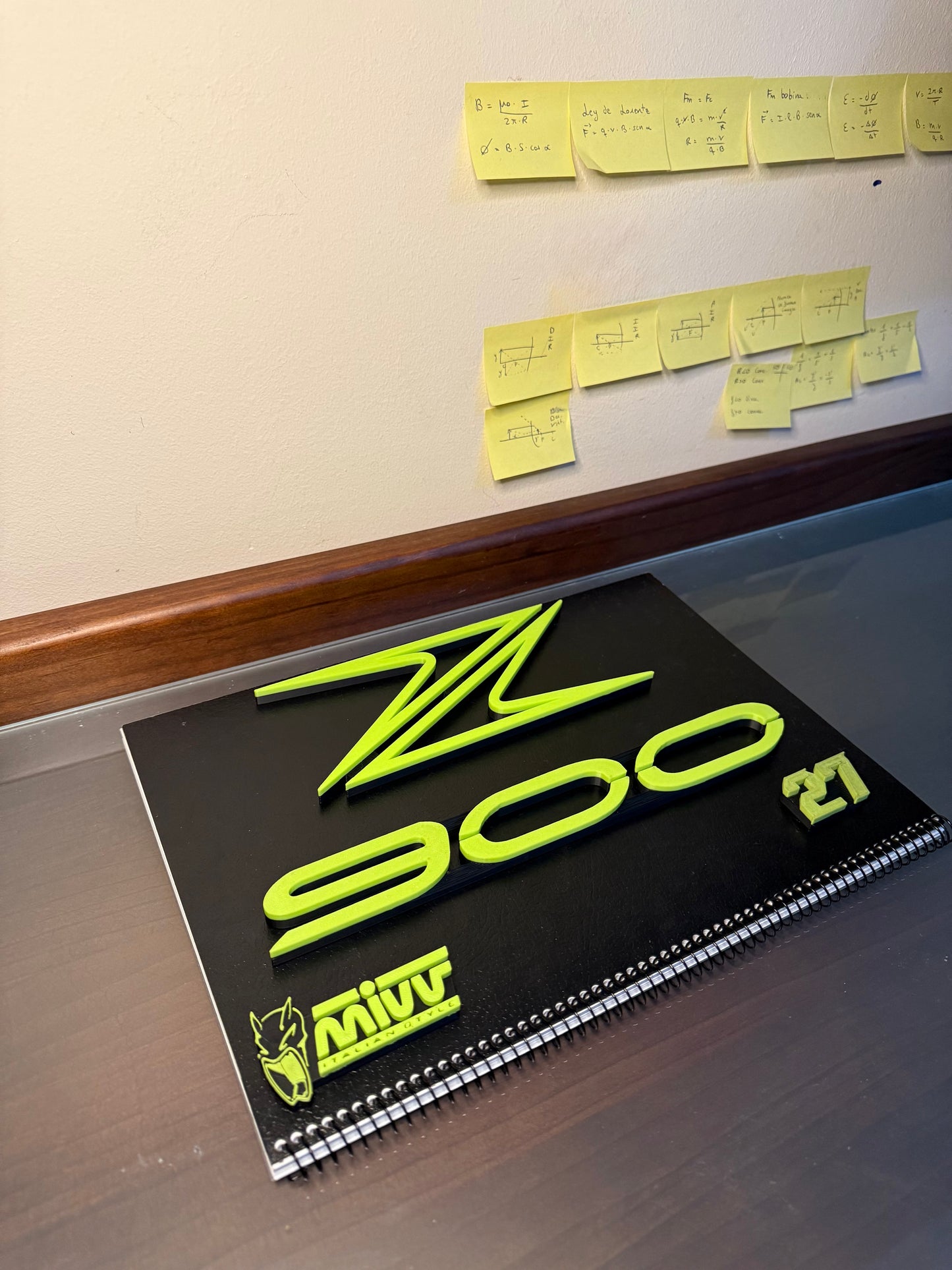 Novedad z900: Emeblema 3D ranurada Z 900 Mivv