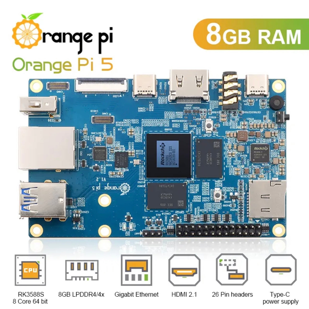 Microelectrónica: Orange pi 5