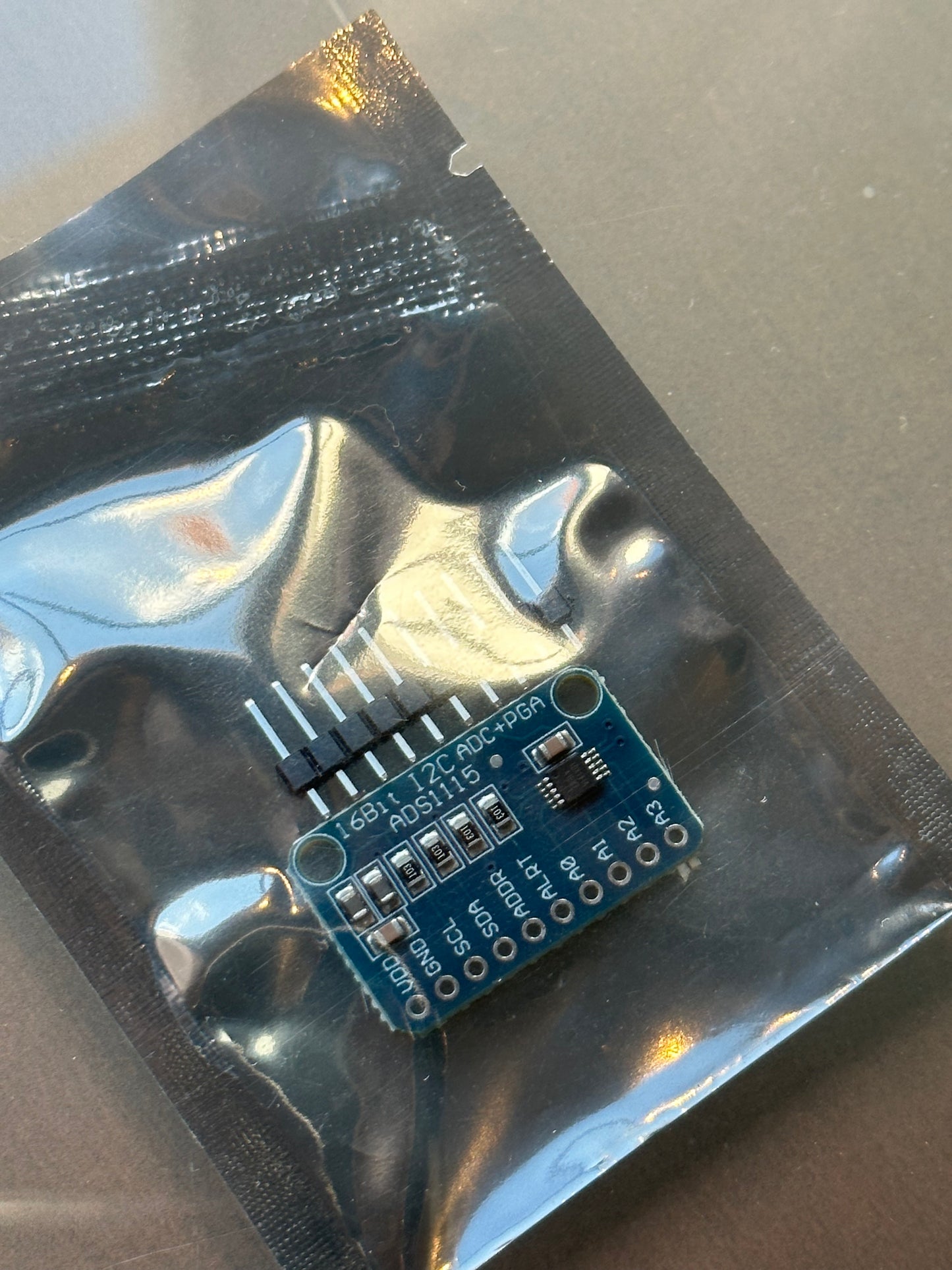 Microelectrónica: Adc ads1115 i2c