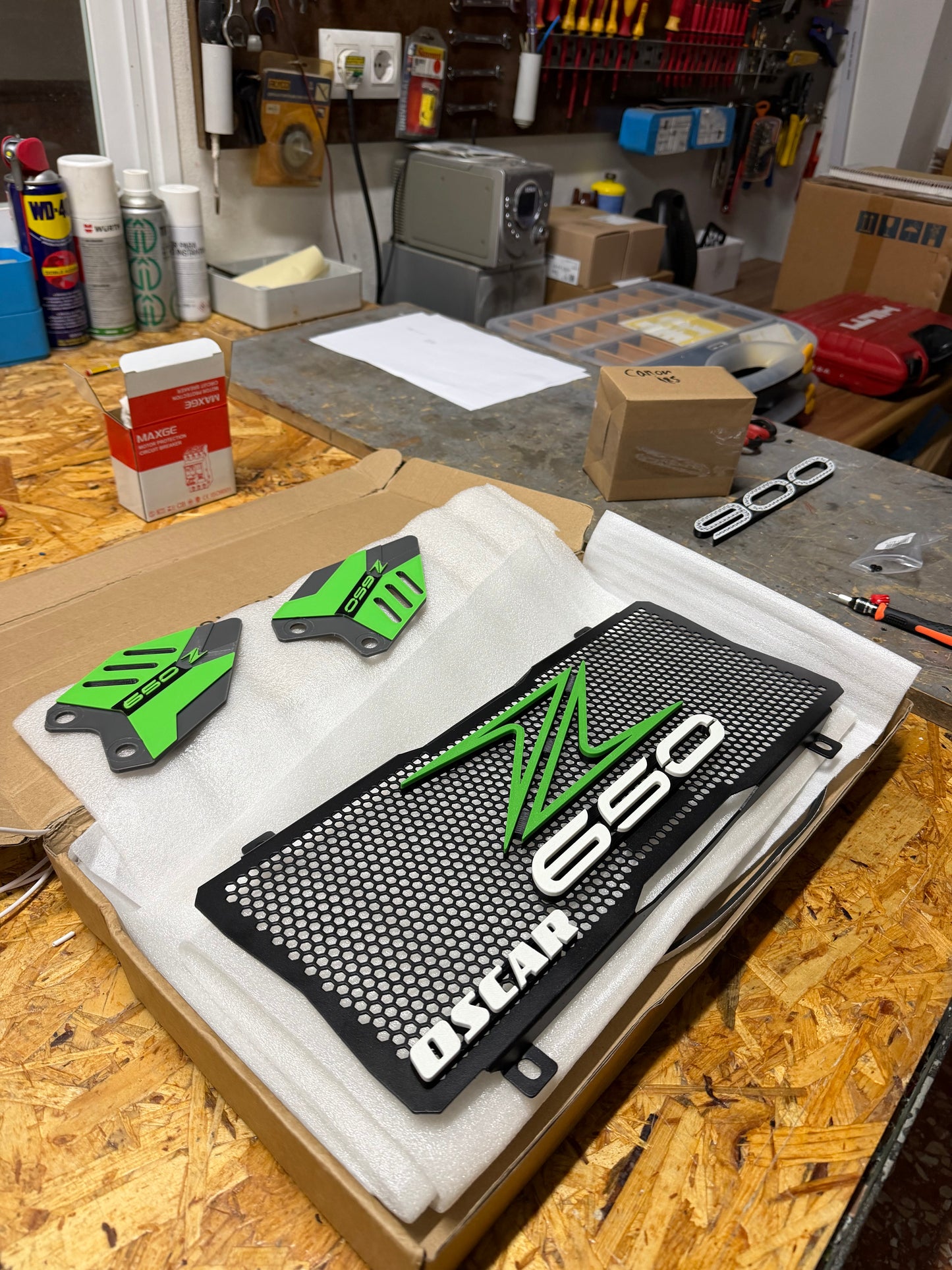 Motos 3D: Taloneras z650 personalizadas
