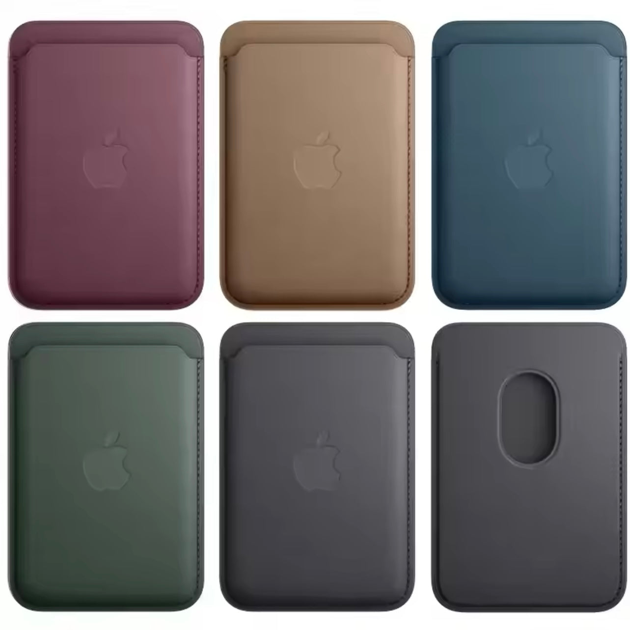 Apple MagSafe tarjetero cuero