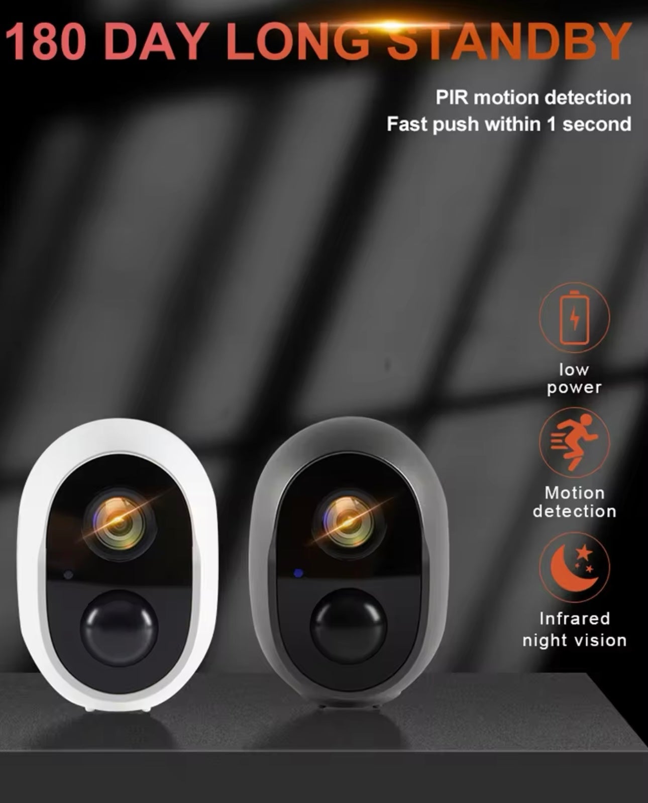 2.TOP: Cámara interior / exterior a batería sin cableado / tuya