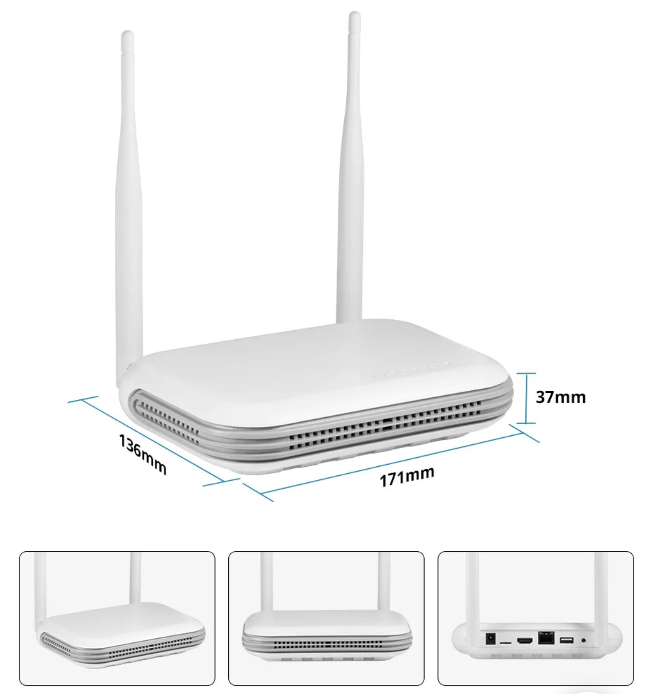 Kit vigilancia: 8 cámaras dobles 6mp + grabador