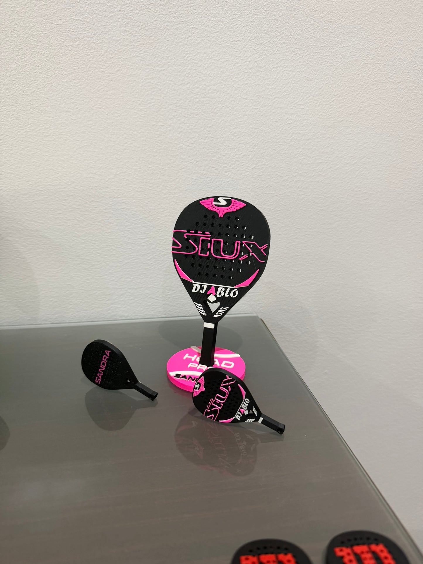 Pádel: Llavero + trofeo SIUX