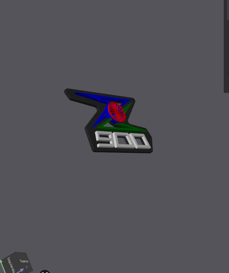 Accesorios z900: Solo Emblemas 3D formato bandera