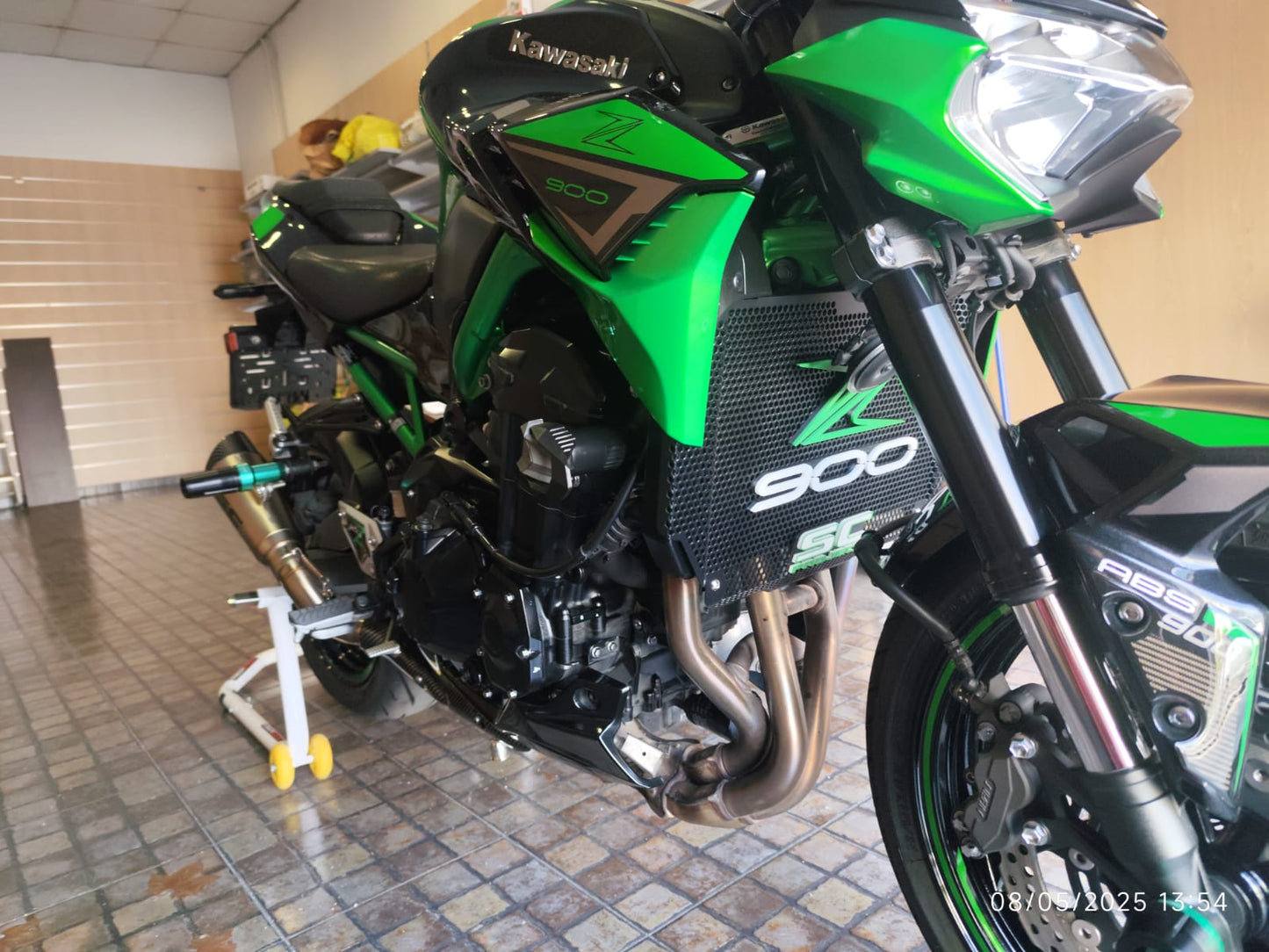 Accesorios z900: Parrilla 3D lisa Z900 SC Verde / Blanco