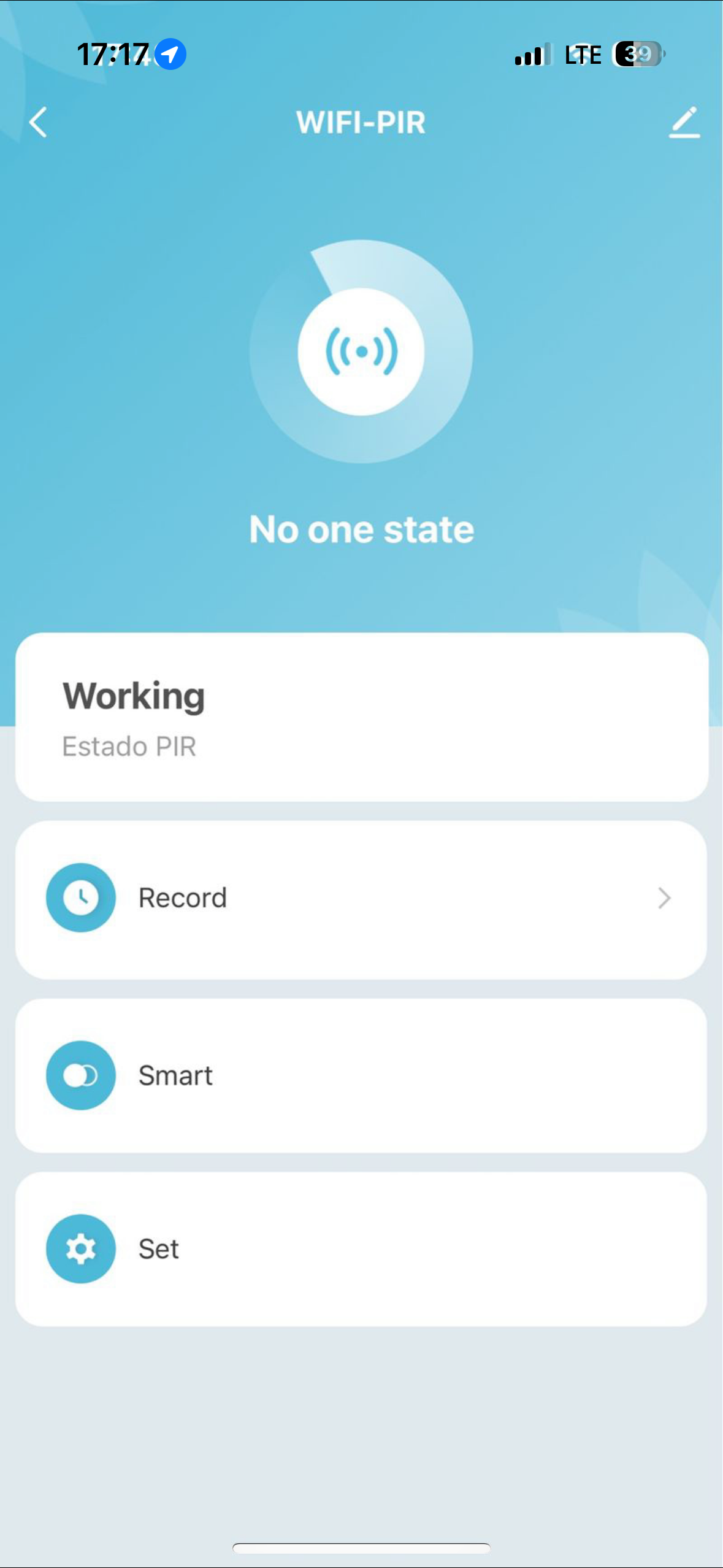 Seguridad: sensor de movimiento wifi inalámbrico