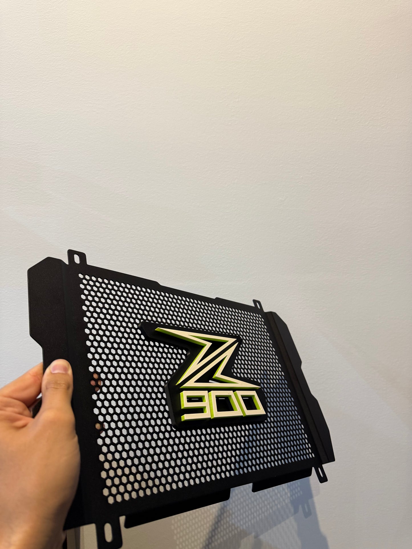 Accesorios z900: Rejilla 3D z900 rectangular blanco + efecto lima