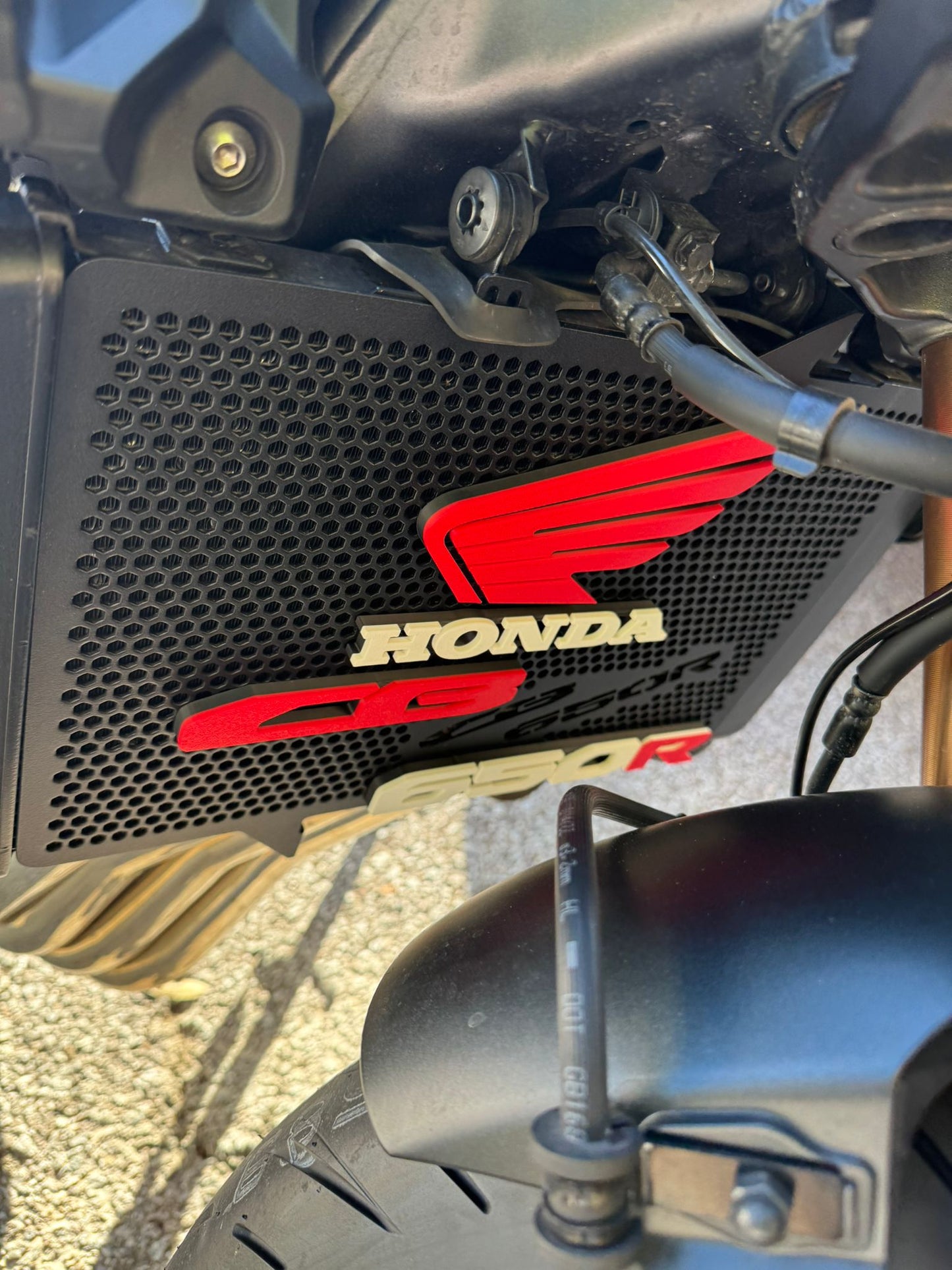 Motos 3d: Rejilla honda cb650r