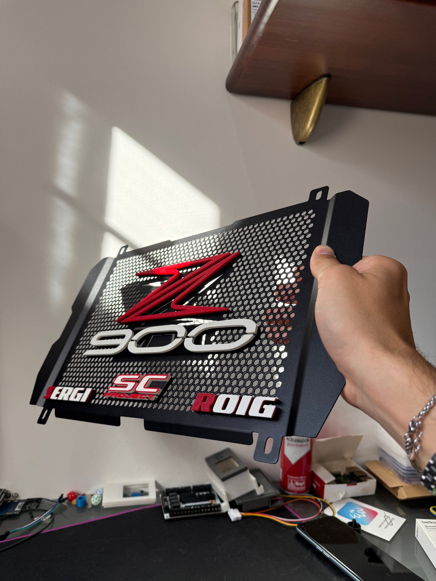 Novedad z900: Parrilla 3D ranurada Z 900 custom