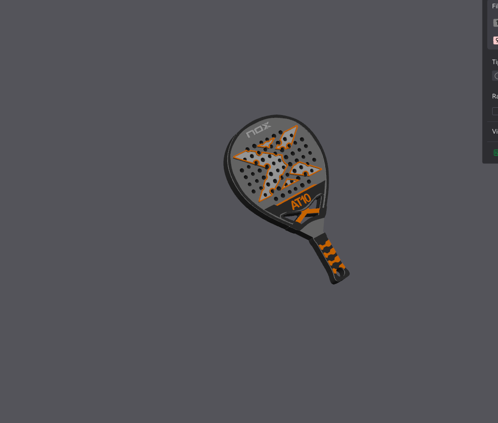 Pádel: llaveros pala NOX AT10 Tapia 25