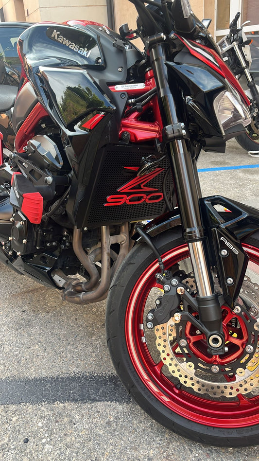 Accesorios z900: Parrilla 3D ranurada Rojo