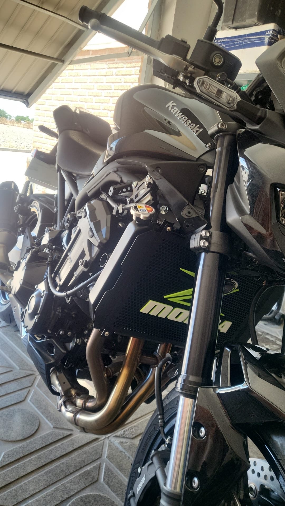 Novedad z900: Parrilla 3D ranurada Z 900 custom