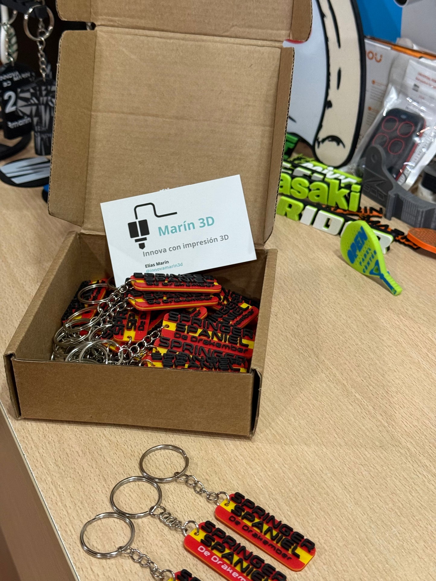 Fábrica 3d: llaveros personalizados Empresa