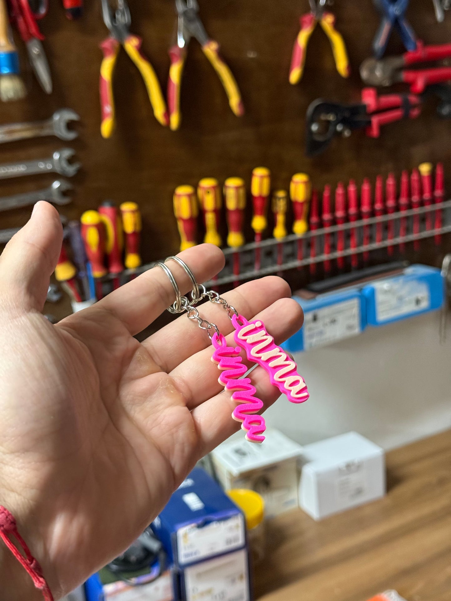 Fábrica 3d: llaveros 3d para eventos