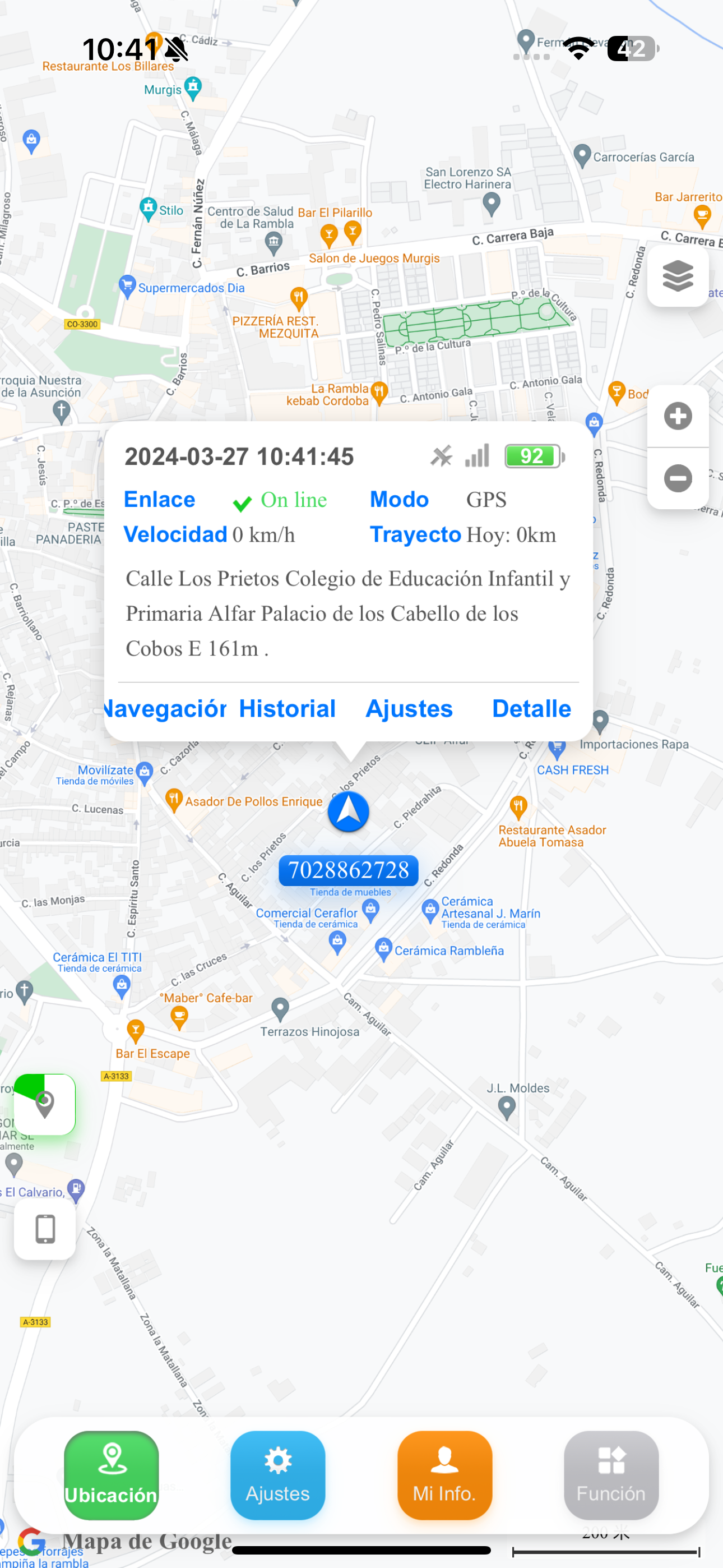 Rastreador / localizador GPS 4G