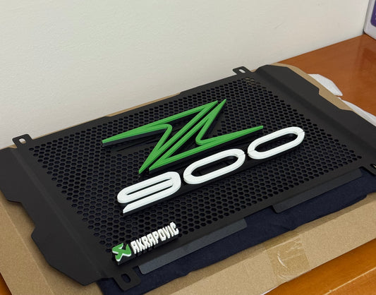 Novedad z900: Parrilla 3D ranurada Z 900 akrapovic