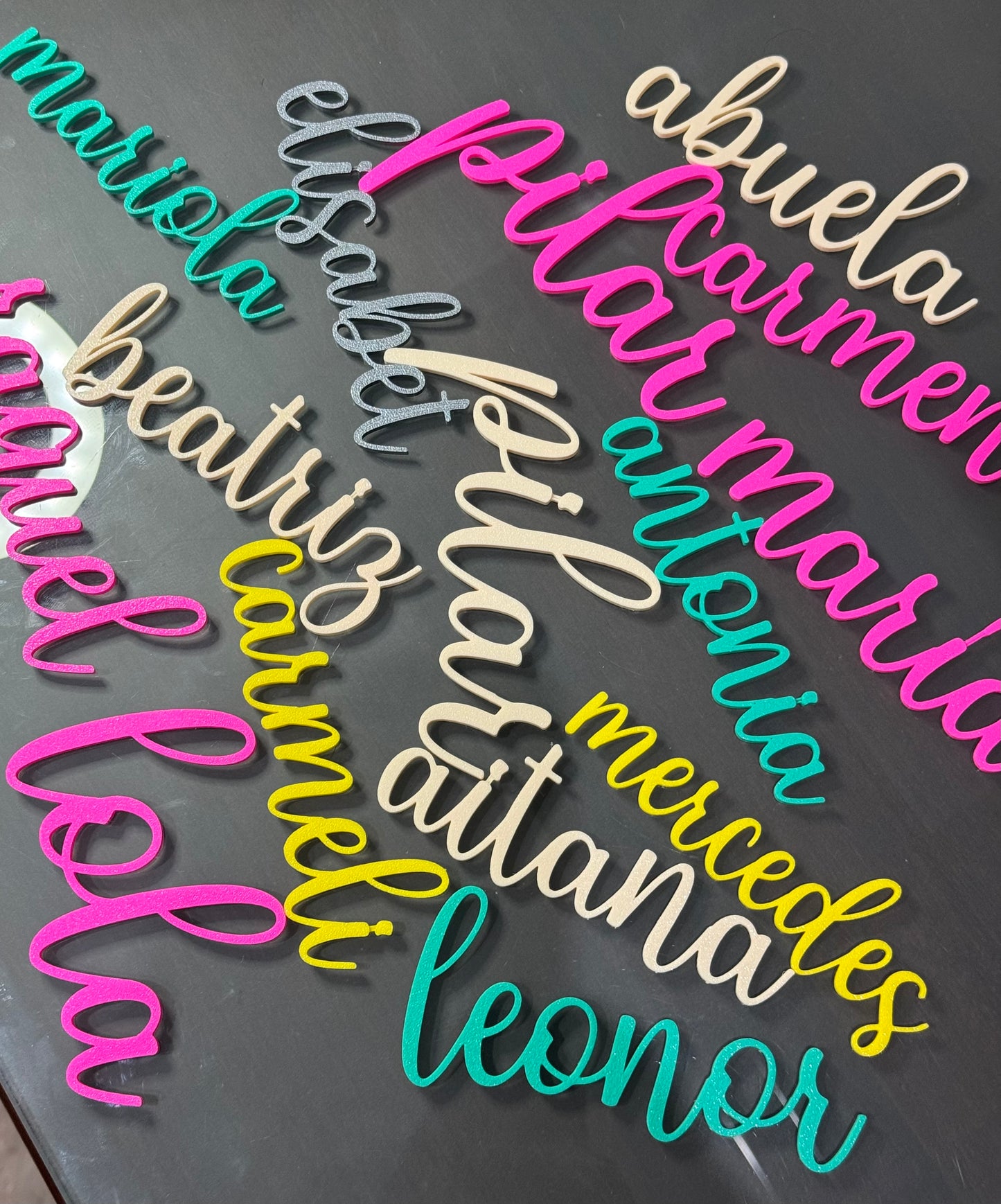 Fábrica 3d: Letras en 3D