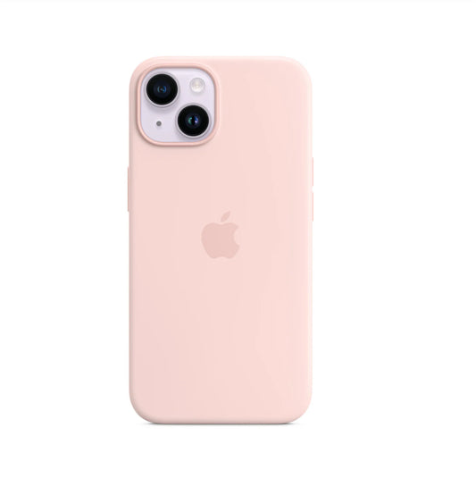 Apple MagSafe silicona iPhone 14: rosa claro / rosa caliza