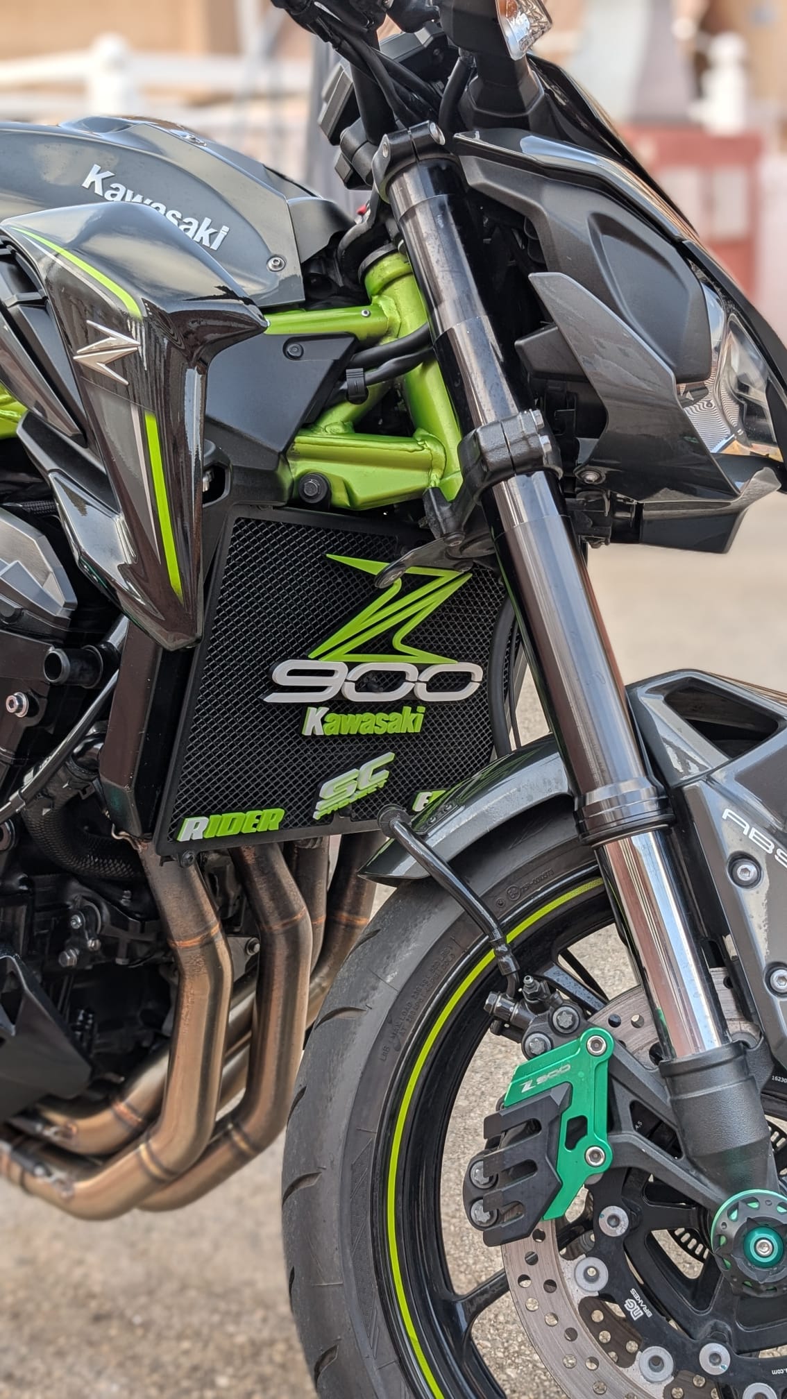 Novedad z900: kit Emblemas 3D Z 900 SC + Nombre + KAWA