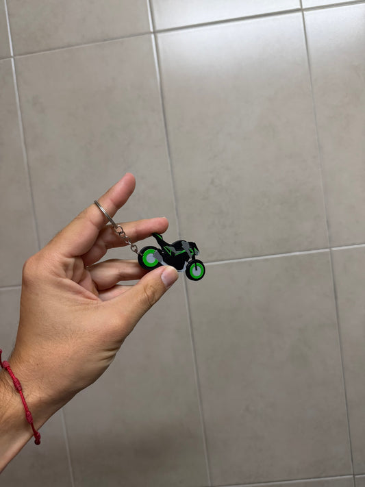 z900: Llavero de tu z900 en verde