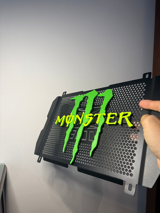 Accesorios z900: Rejilla monster lima + verde