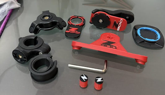 Motos 3d: kit quadlock completo