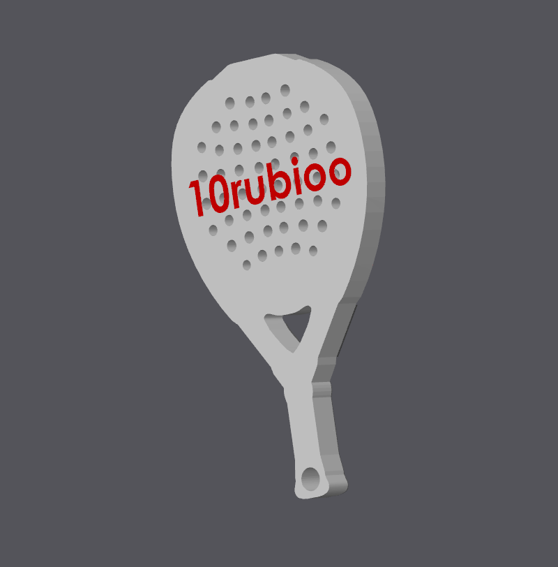 Pádel: llavero pala ADIDAS METALBONE 09