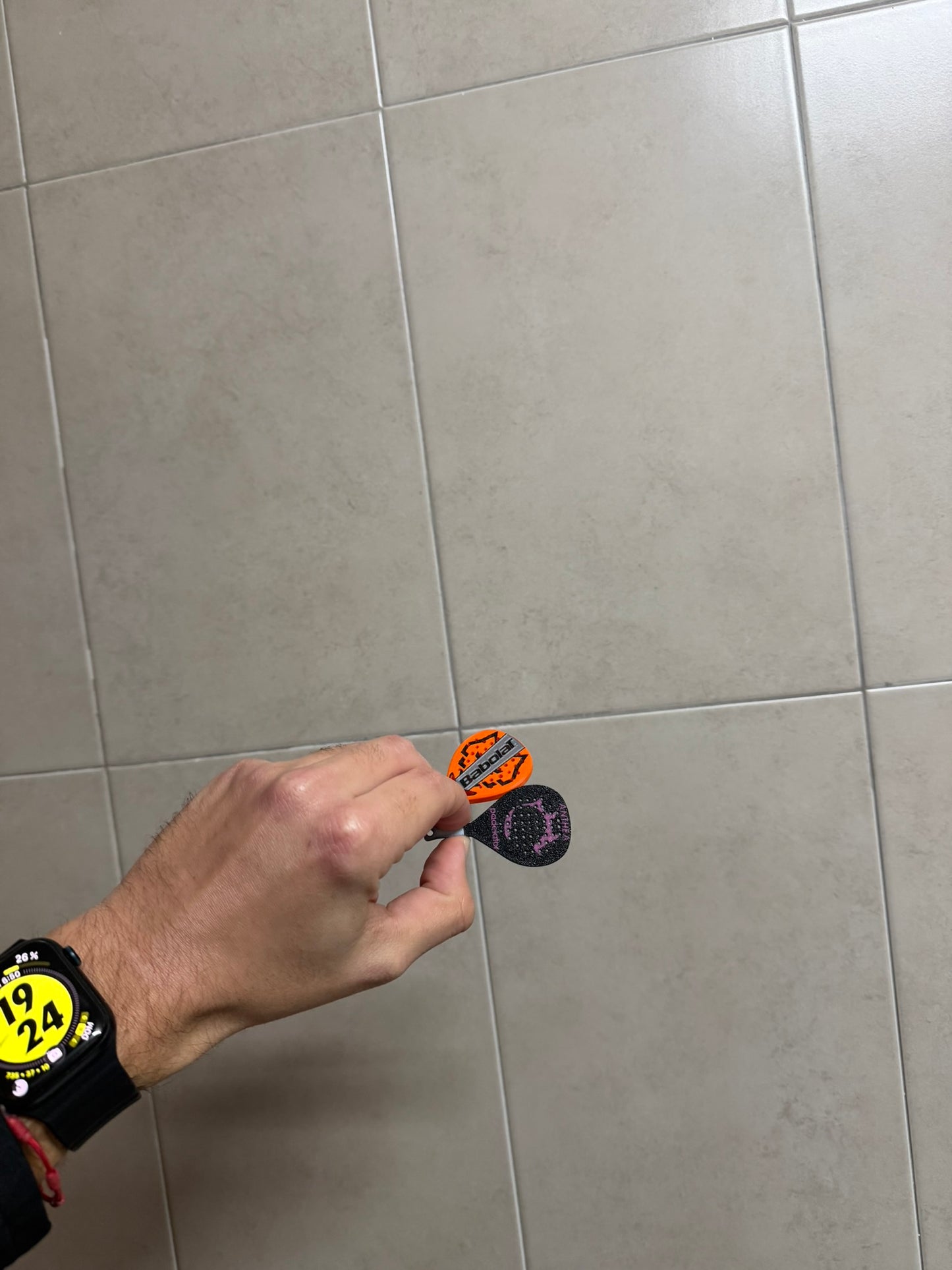 Pádel: llavero pala padelator anthea fucsia