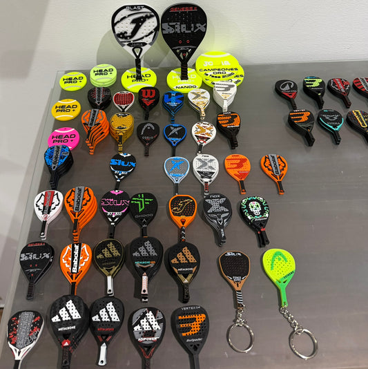 Pádel: llaveros pala padel en stock directo a precio reducido