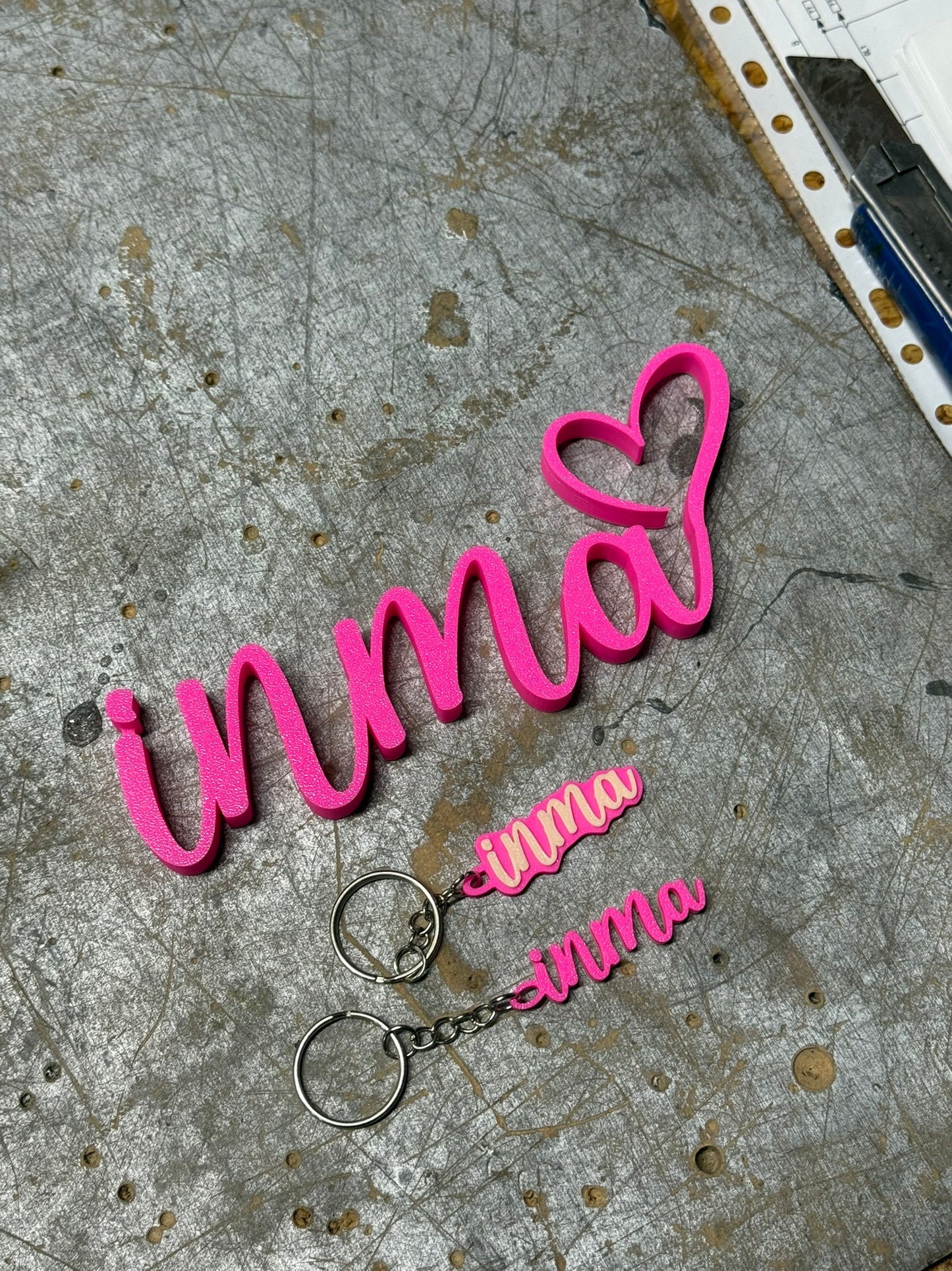 Fábrica 3d: Letras en 3D