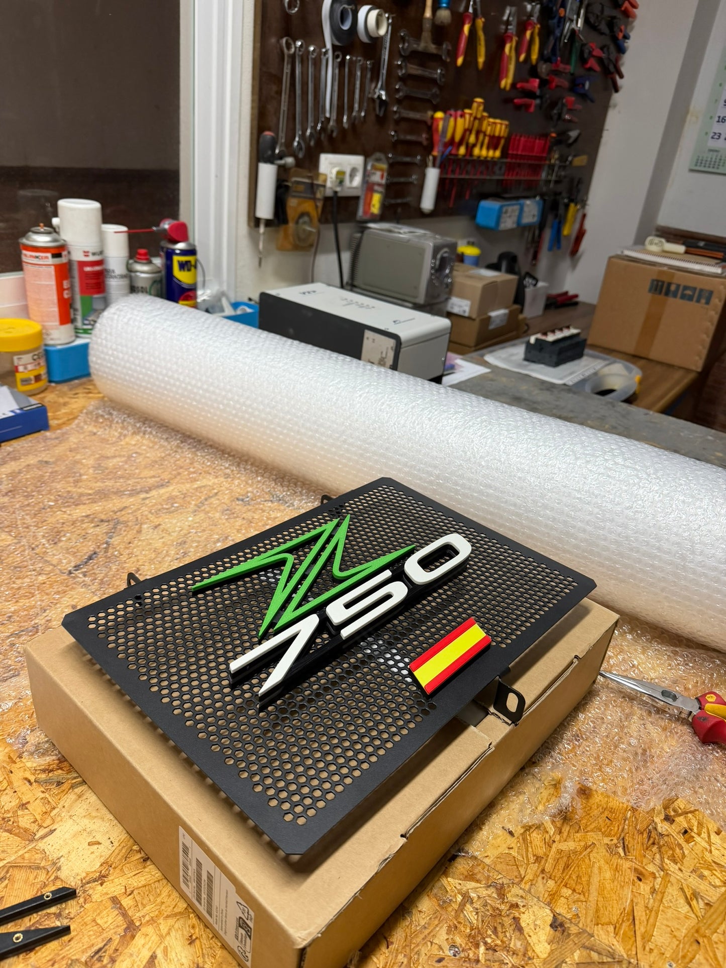 Motos 3d: Rejilla kawasaki z750
