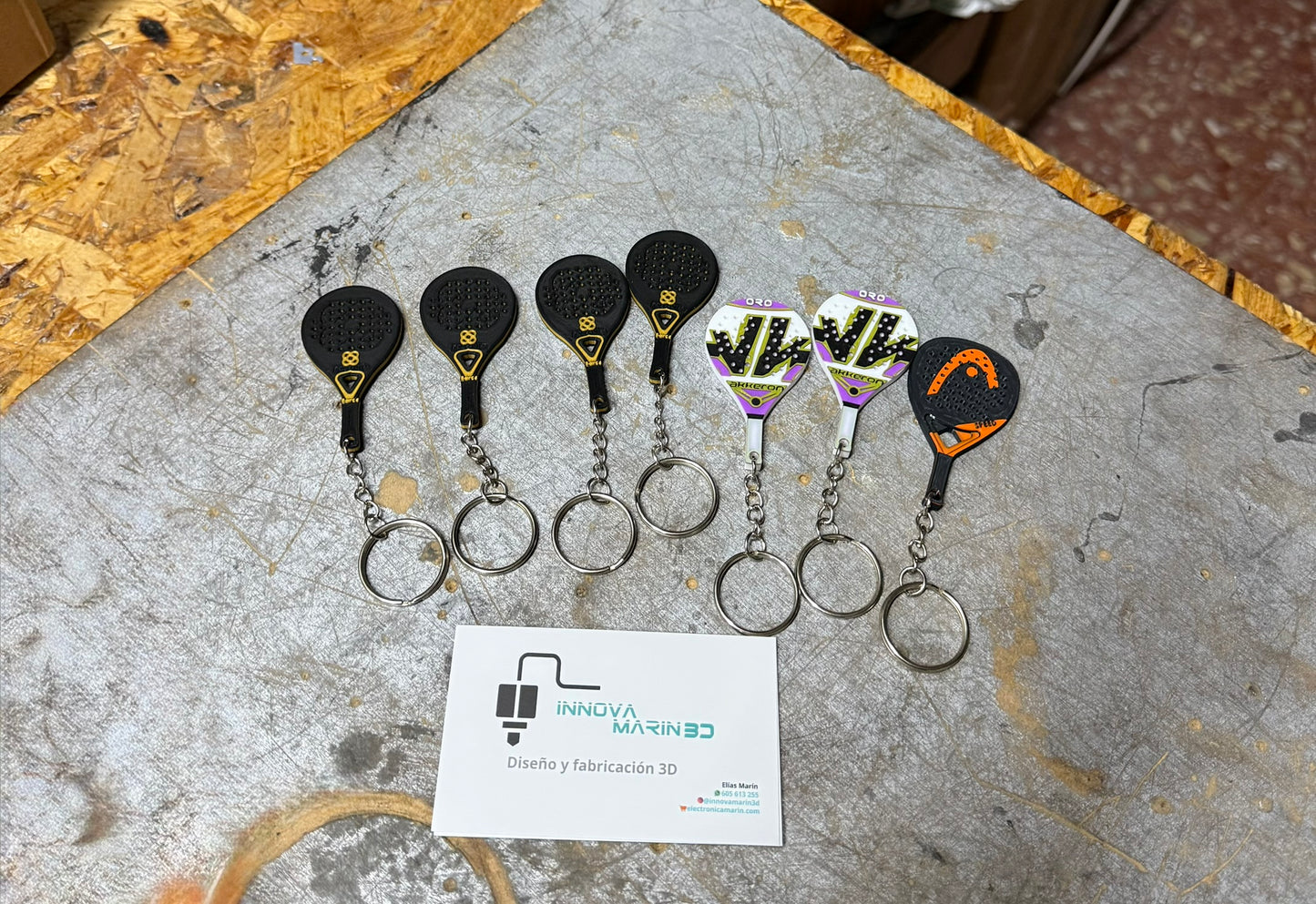 Pádel: Llaveros novedades en stock directo