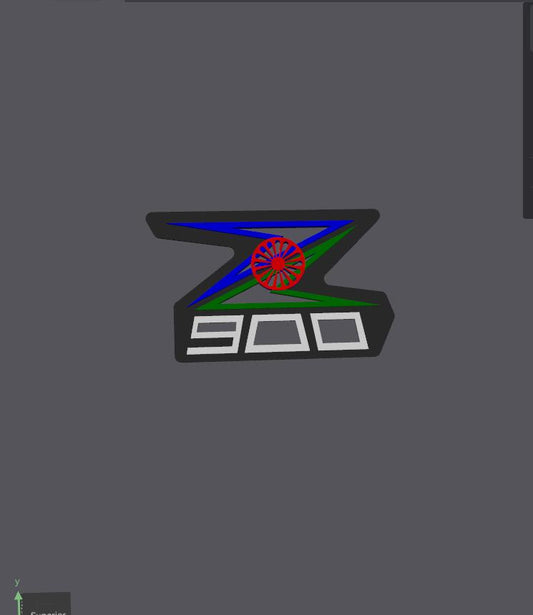 Accesorios z900: Solo Emblemas 3D formato bandera