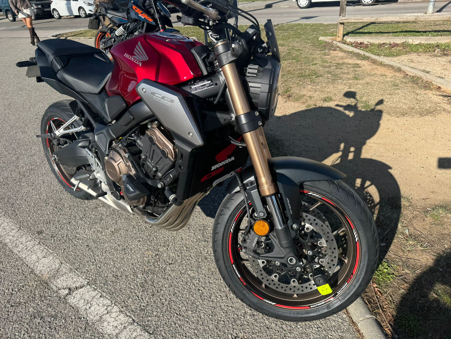 Motos 3d: Rejilla honda cb650r