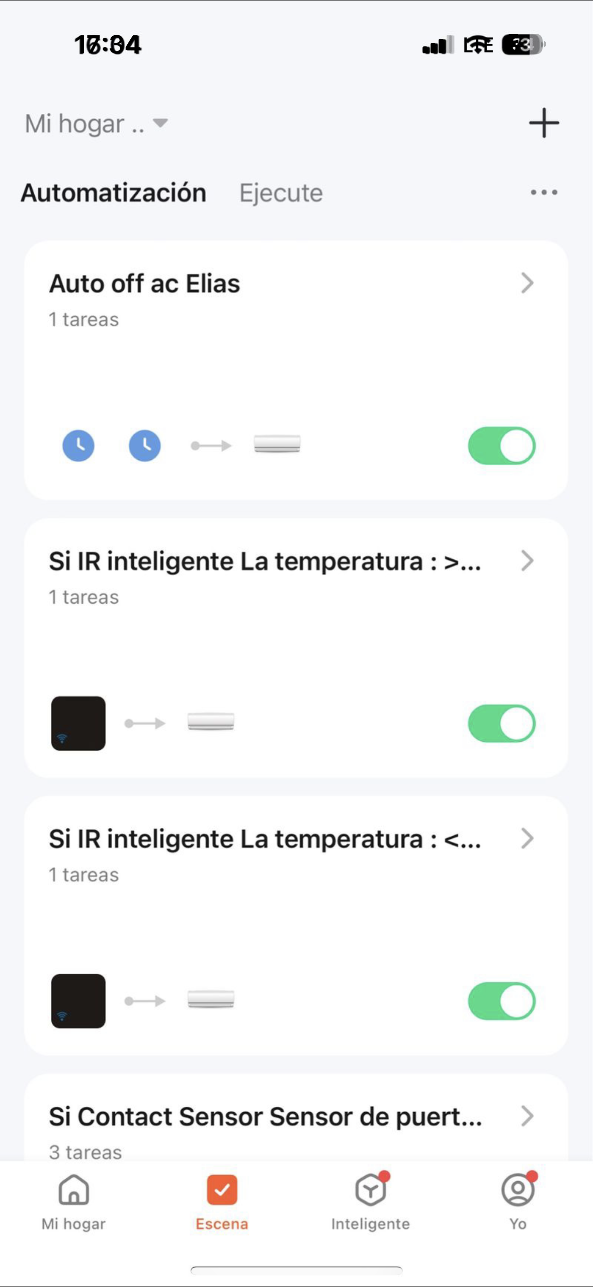 Domótica: control remoto wifi con pantalla y sensor ambiental